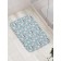 Bathroom mat “Snow settlement”, anti -slip, size 52x77 cm