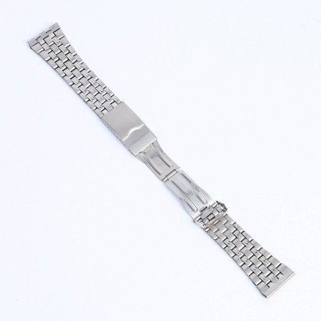 Watch strap, 24 mm, metal, L-18 cm, chrome-3