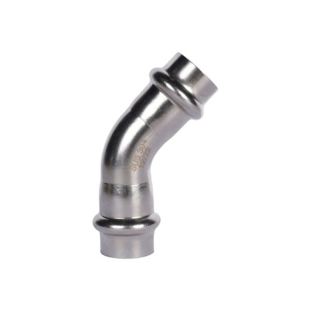 Two-Frame Rommer RSS-0005-000015, VPR-UPR, D = 15 mm, 45 °, press, stainless steel. steel-2