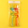 Tubes for the cocktail "Involley", set 4 pcs., Mix color