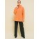 Female hoodies, size 44, orange color