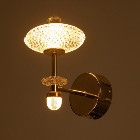 Bra "ADELARD" LED 10W 3000-6000K gold 19x13x22 cm-2