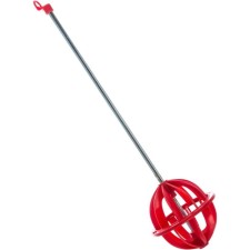 Mixer for paints bison Globe 06008-110-40, plastic, D = 8 mm, 110 x 112 x 400 mm