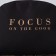 Backpack school youth focus on the good, 29x12x37 cm, lightning department, outer pocket, black color