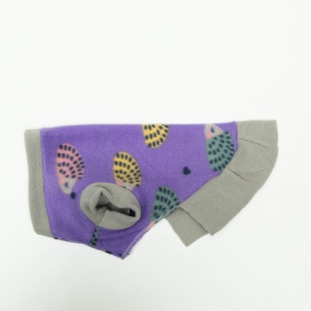 Hedgehog's skirt “Hedgehogs”, size XXL (DS 45, Osh 45, OG 55 cm), gray-violet-3