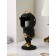 Stand for the little things "Astronaut", polystone, 44 cm, black matte color