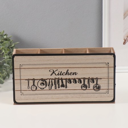 Standing tree with divisions "kitchen accessories" 7.5x30x15 cm-1