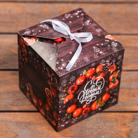 Folding box "Mandarins" 12 x 12 x 12 cm-1
