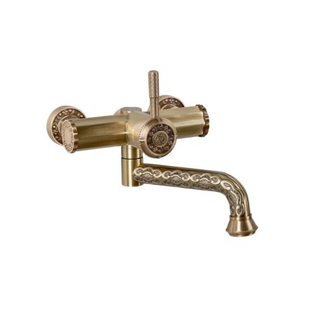 Bronze de Luxe 10114 shell mixer, wall, one -rod, brass