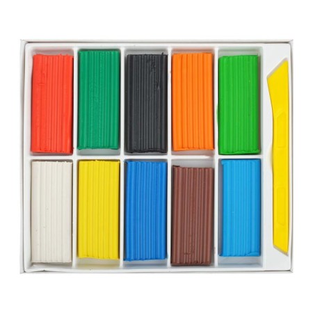 Globus plasticine "Children's", 10 colors, 150 g, soft-2