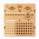 Eternal calendar "Sweet Home" wooden, 17.5 x 17 cm