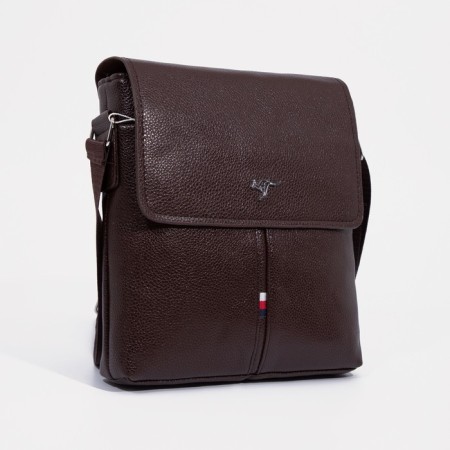 Male bag, brown color