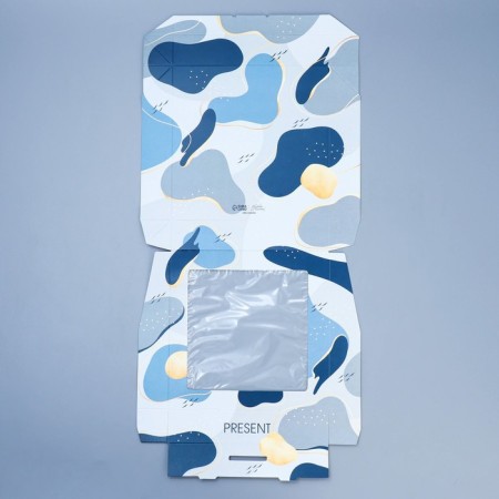 Confectionery packaging, boxing box "Present", 20 x 20 x 4 cm-4