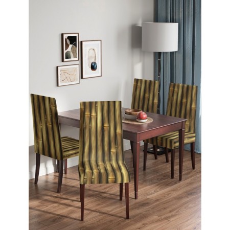 Czech for the chair "Bamboo barrier", decorative, velor-3