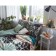 Bed linen Ethel 2 joint venture Colored Tropics (View 2) 175*215 cm, 200*220 cm, 70*70 cm -2 pcs