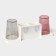 Holder for toothbrushes wall, with 2 glasses on Velcro, 31 × 9 × 14 cm, white color
