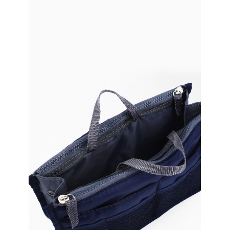 Cosmetic bag-organizer on lightning, blue color-1