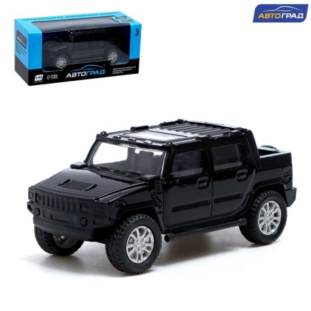 Metal machine "pickup", scale 1:43 Inertia, black color