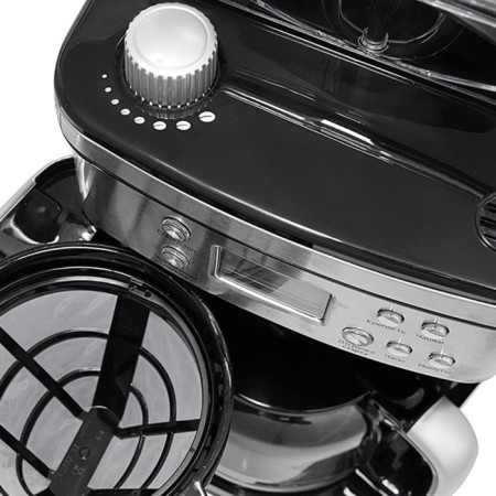 Kofemashin KitFort KT-705, drip, 1000 watts, 1.5 l, silver-black-3