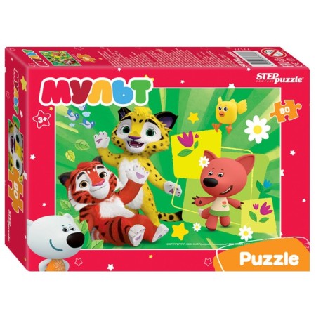 Puzzle "Mi-Mi-Mim", "Fairytale Patrol", 80 elements, mix