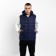 Warm vest of men's, the color is dark blue, size 50