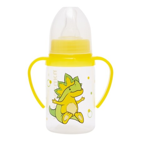 A bottle for feeding Kolobok with handles, 125 ml, from 6 months.-4