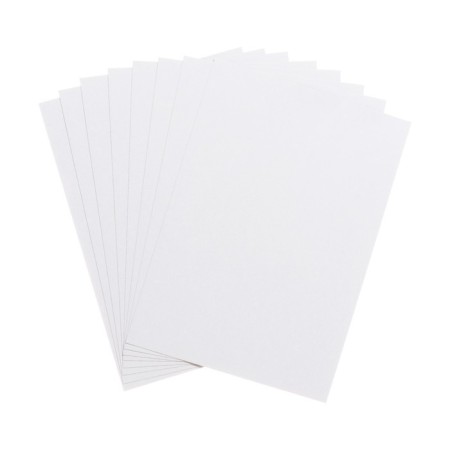 White cardboard A4, 8 sheets "Snowman", Non -merciful, density 220 g/m2-1