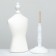 Animal clothing mannequin, textile, height 41 cm, OG 32 cm, from 25 cm, white