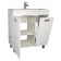 Cube Domino Tumba under the Elen 75 sink, without a box, with a underwear basket