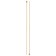 Sleeps are straight, bamboo, 3.5 mm/33cm, 2 pcs
