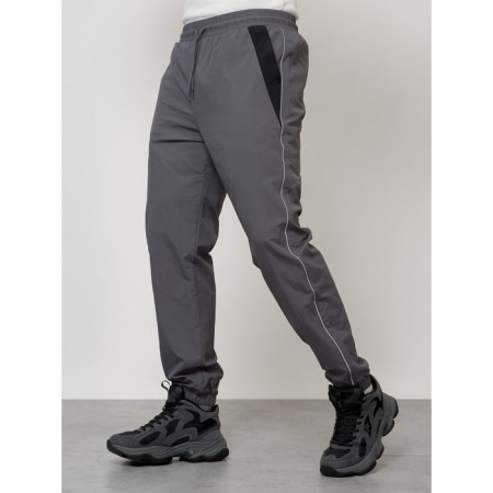 Male tracksuit, size 48, gray color-5