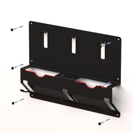 Holder for corner grinders from 115 to 125mm and detachment discs, black-11