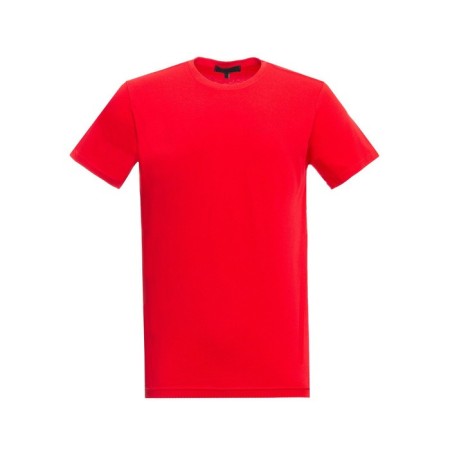 T -shirt male, red color, print mix, size 4xl-4