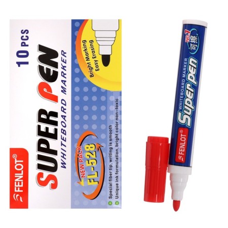 Marker for magnetic marker board, circle, 2.8 mm, red-4