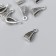 Bale (holder of d/pendant) Metal d/creativity "Points" silver G092B551 1.6x0.8 cm