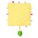Soft toy - comforter comforter, yellow