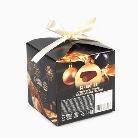 Sweets in a box with a dime bow, 100 g-4