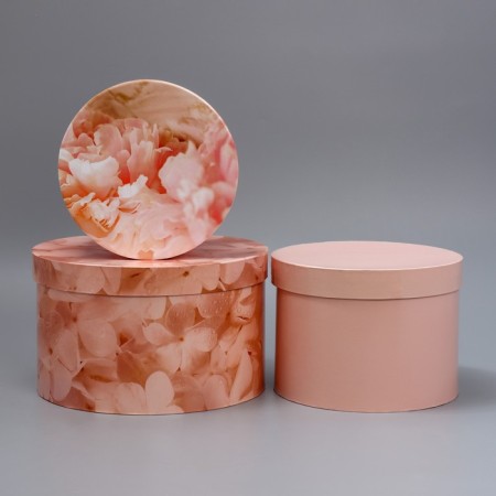 Set of hats 3 in 1, gift packaging, “beige”, 18 x 18 x 13–25 x 25 x 15 cm-4