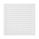 Ventilation grate Zein luxury RM2525, 250 x 250 mm, with a grid, metal, white