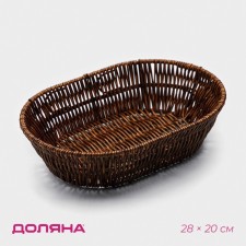 A basket for fruits and bread 