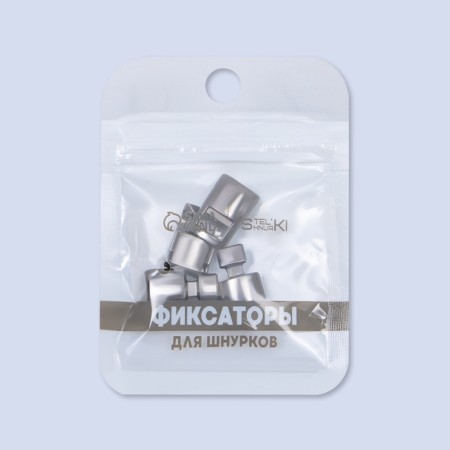 CLISTOR for laces, steam, size 2.6 × 1 × 0.8 cm, silver color-10