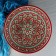 Largan Rishtan ceramics "Flowers", 41 cm, red