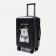 Small suitcase 20 "on lightning, code castle, black color
