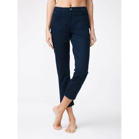 Jeans shortened female Conte Elegant, Size S, Dark Navy color
