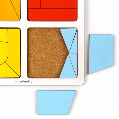 Squares Nikitin 3 level, 6 squares-2