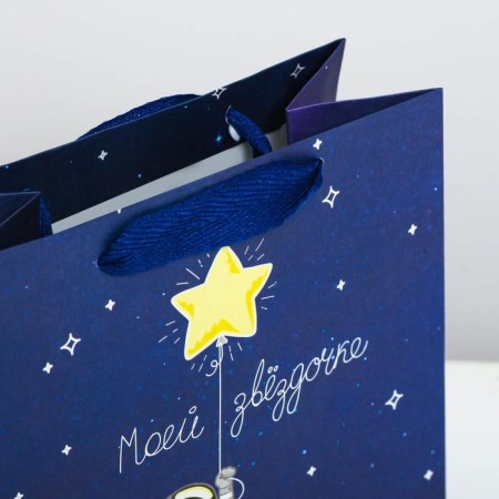 Gift vertical package, packaging, “my asterisk”, MS 18 x 23 x 10 cm-3