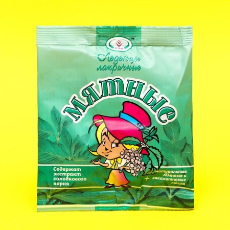 Lacheric mint, natural candies, 50 g