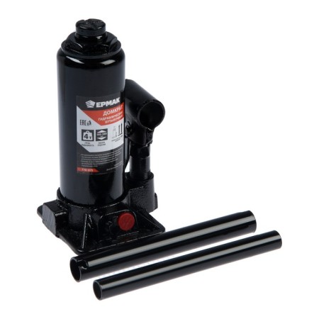 The jack hydraulic bottle Yermak, 770-075, rise height 195-380 mm, 4 tons