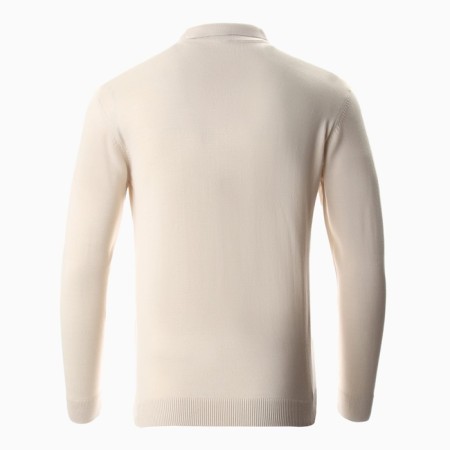 Jumper Polo men's minku: Knitwear Collection Cream color, river 50-8