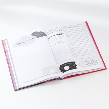 Creative diary, solid cover A5, 120 l. "Plan your life"-10
